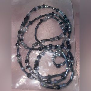 Black Seashell Beaded Jewelry